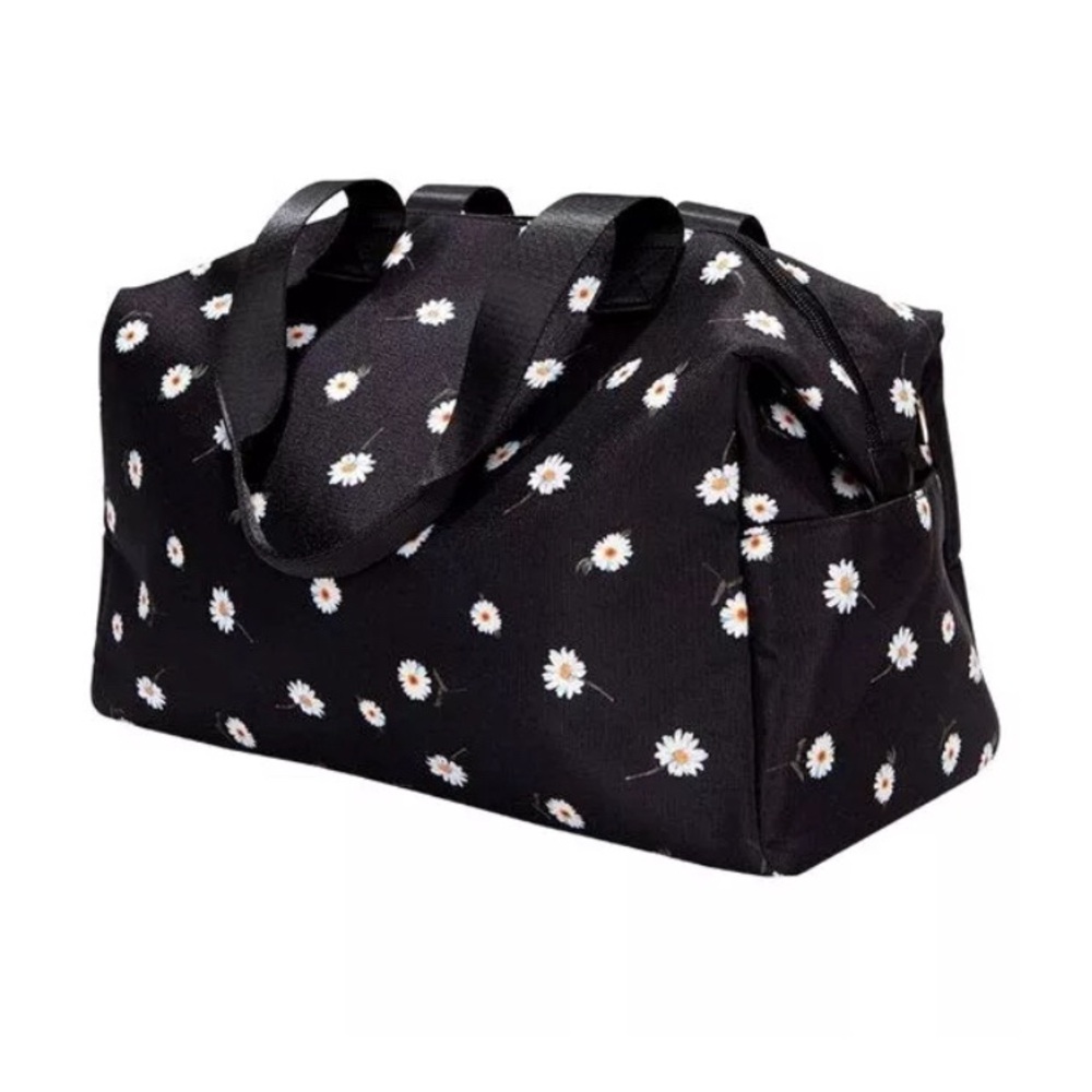 Alice + Olivia Duffel Bag Daisy Print Shoulder Strap